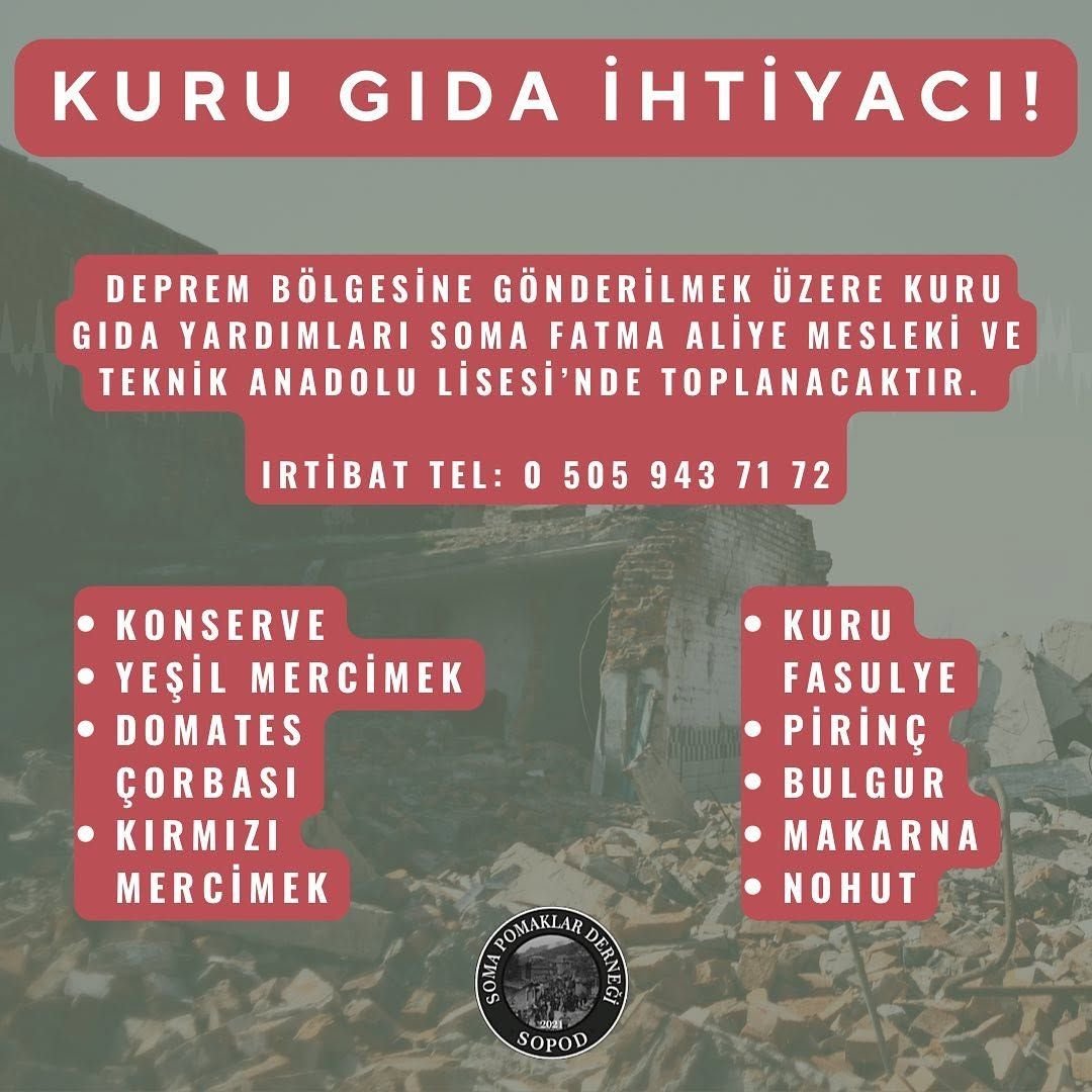Deprem yardım organizasyonu