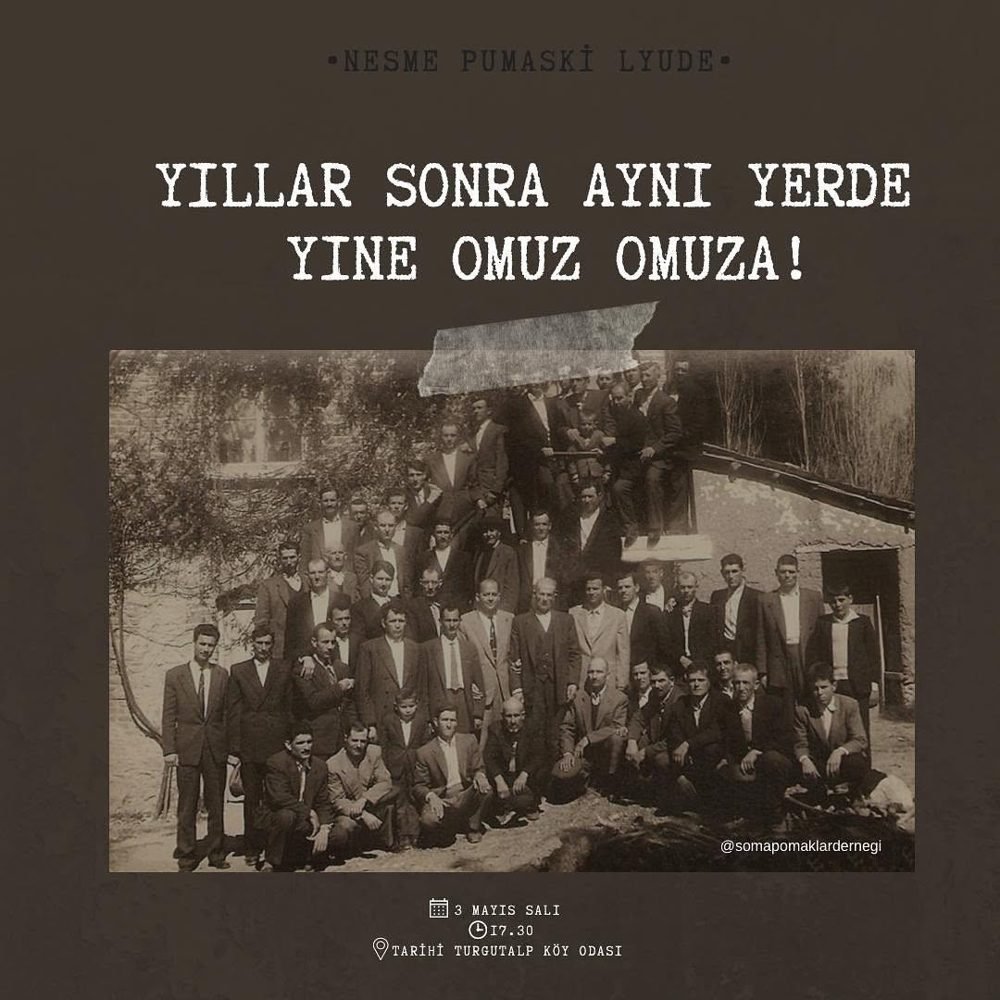Yıllar sonra aynı yerde, yine omuz omuza