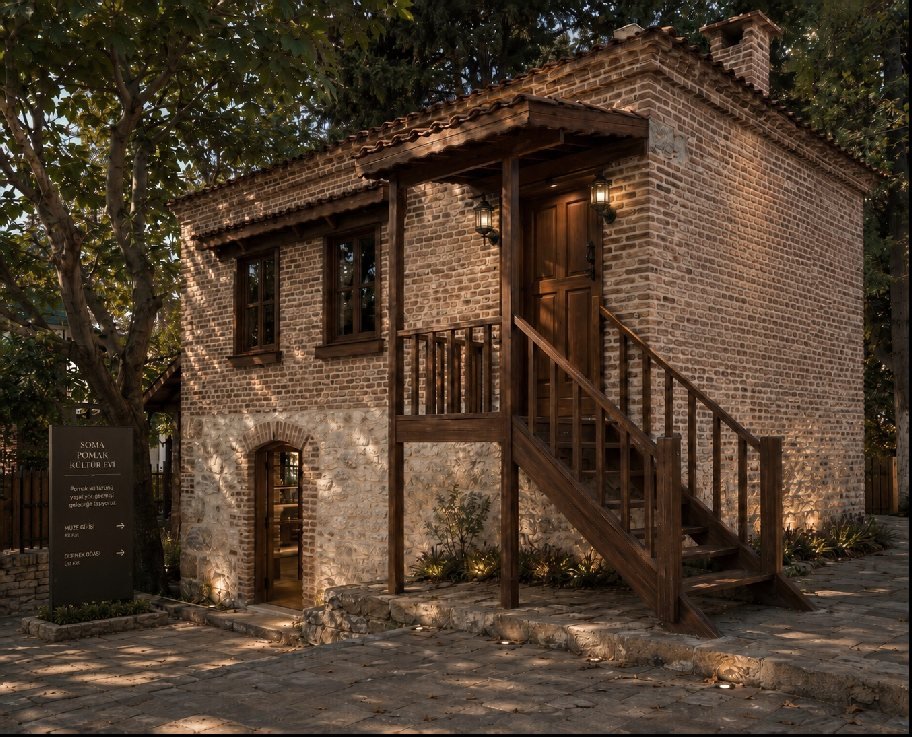 Taslak görsel: Pomak Kültür Evi